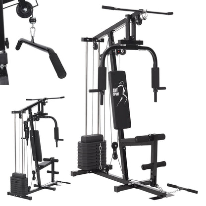 Home Fitness Multi-Gym Station – All-in-One Workout Equipment for Strength and Training